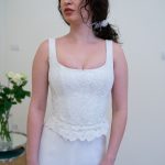 vintage csipke fűző